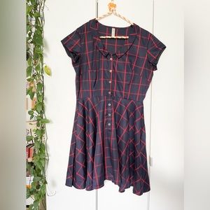 Betina Lou plaid dress Large